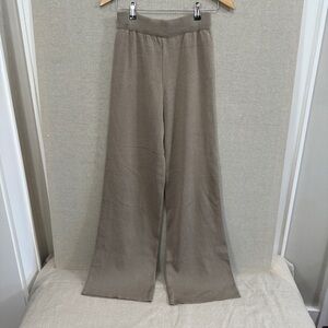 Sport Knit Pull On Pants Khaki Beige